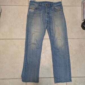 Diesel Industry Jeans Men's 34x32 stretch Larkee Regular Straight Denim Pants